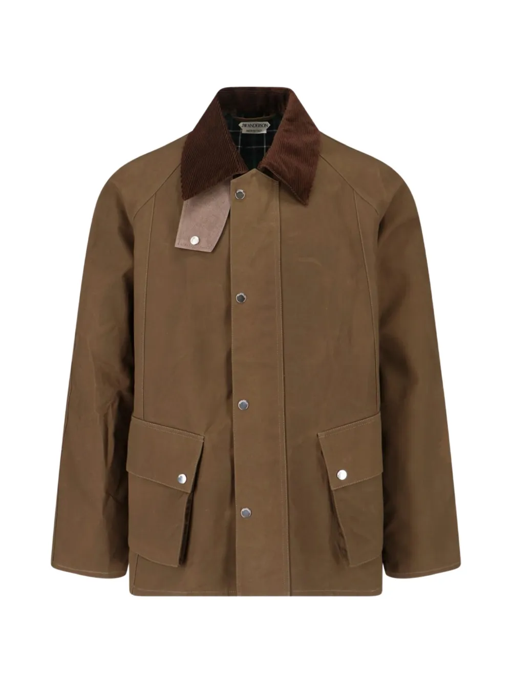 JW Anderson corduroy-collar raglan-sleeve jacket