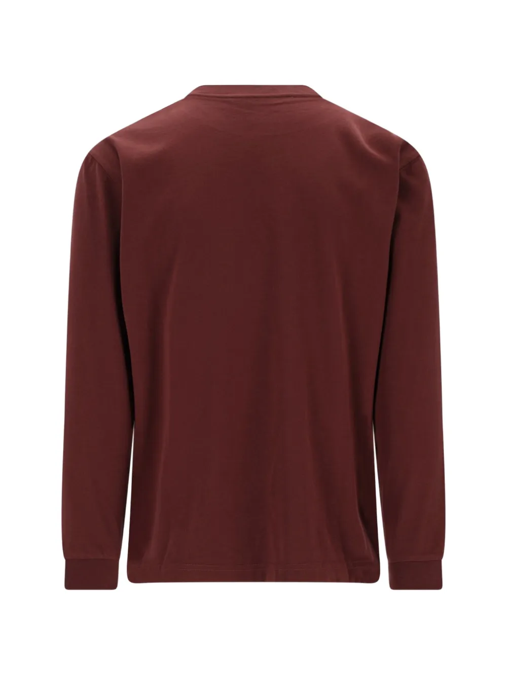JW Anderson embroidered long-sleeve T-shirt Rood