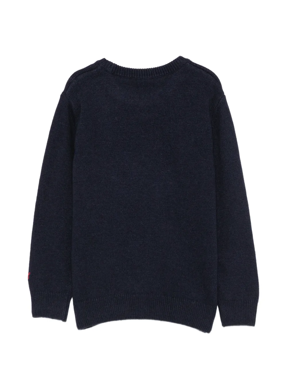MC2 Saint Barth Kids Gebreide trui met Snoopy-intarsia Blauw
