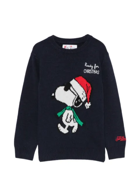 MC2 Saint Barth Kids Snoopy-intarsia knitted sweater