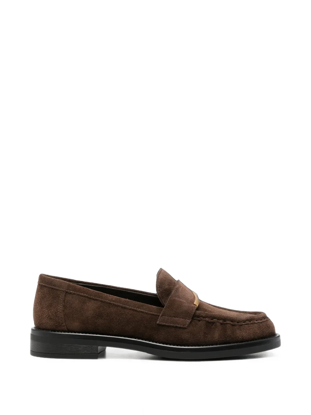 Bruno Premi Suede Slip-on Loafers In Brown