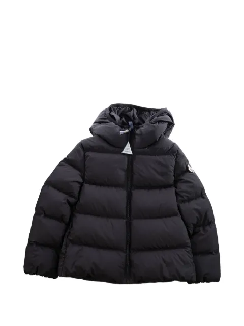 Moncler Enfant quilted hooded jacket