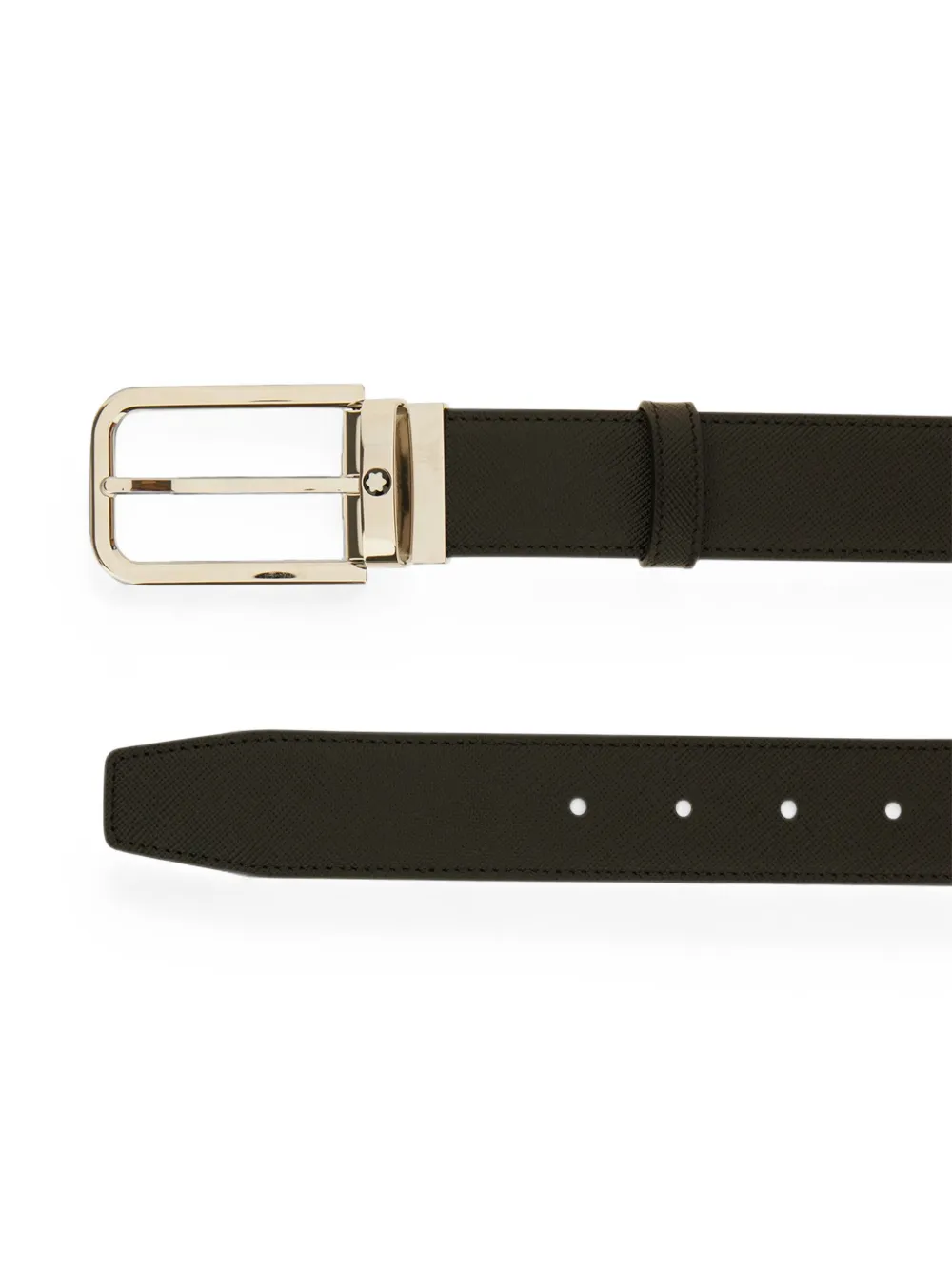 Montblanc reversible sartorial leather belt Zwart