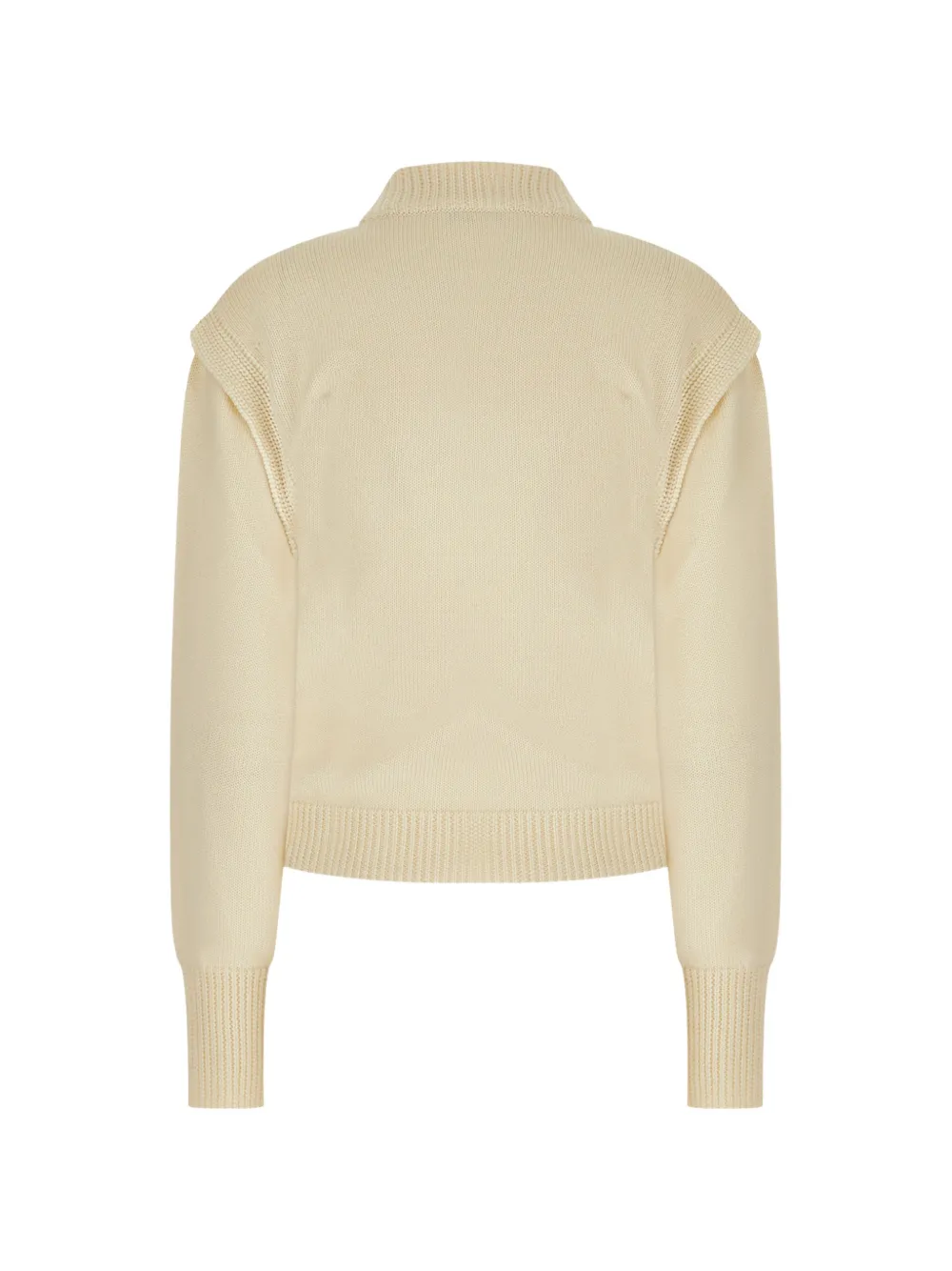 Alberta Ferretti virgin-wool sweater Beige
