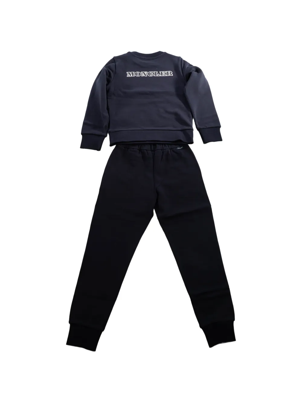 Moncler Enfant Trainingspak met logopatch Blauw