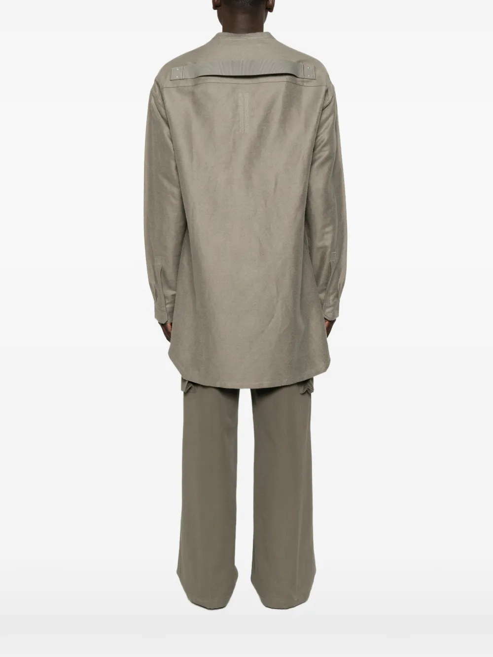 Rick Owens Concordian overhemd met bandje Grijs