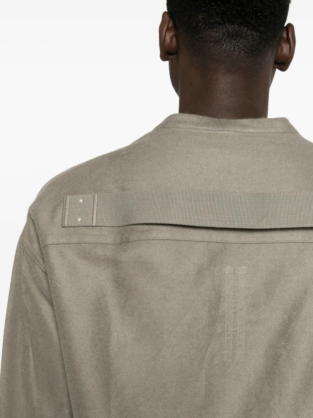 Rick Owens Concordian overhemd met bandje Grijs