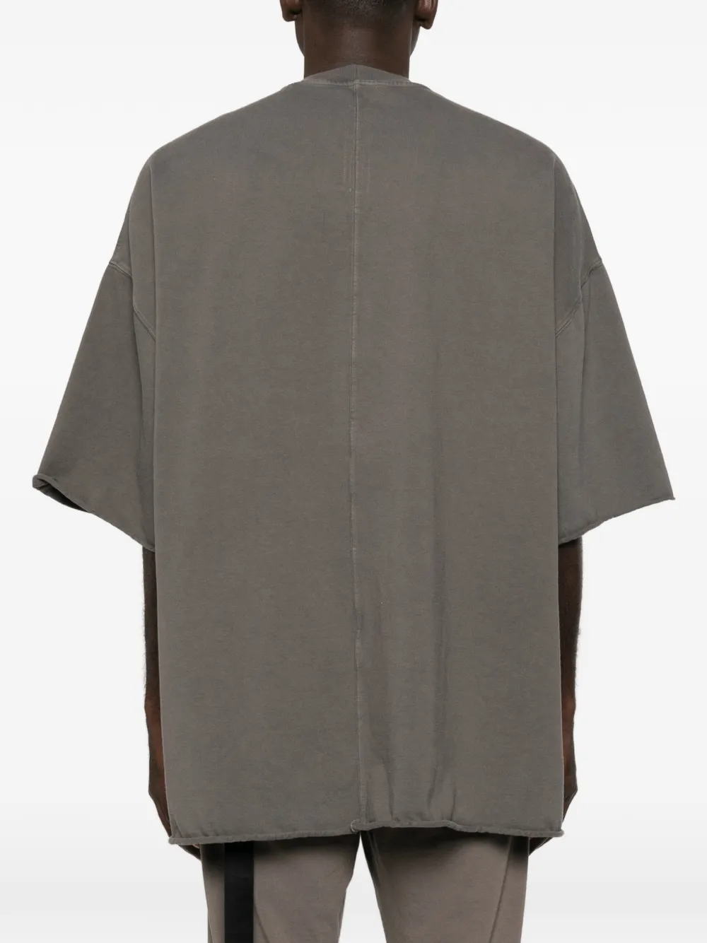 Rick Owens DRKSHDW Tommy T raw-cut oversized T-shirt Grijs