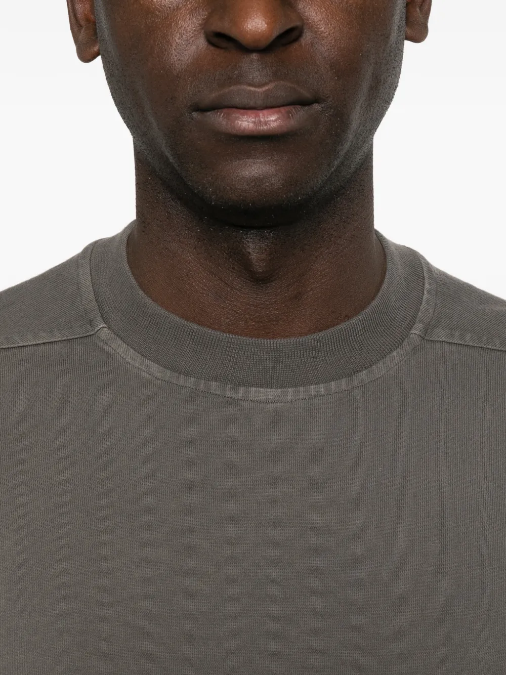 Rick Owens DRKSHDW Tommy T raw-cut oversized T-shirt Grijs