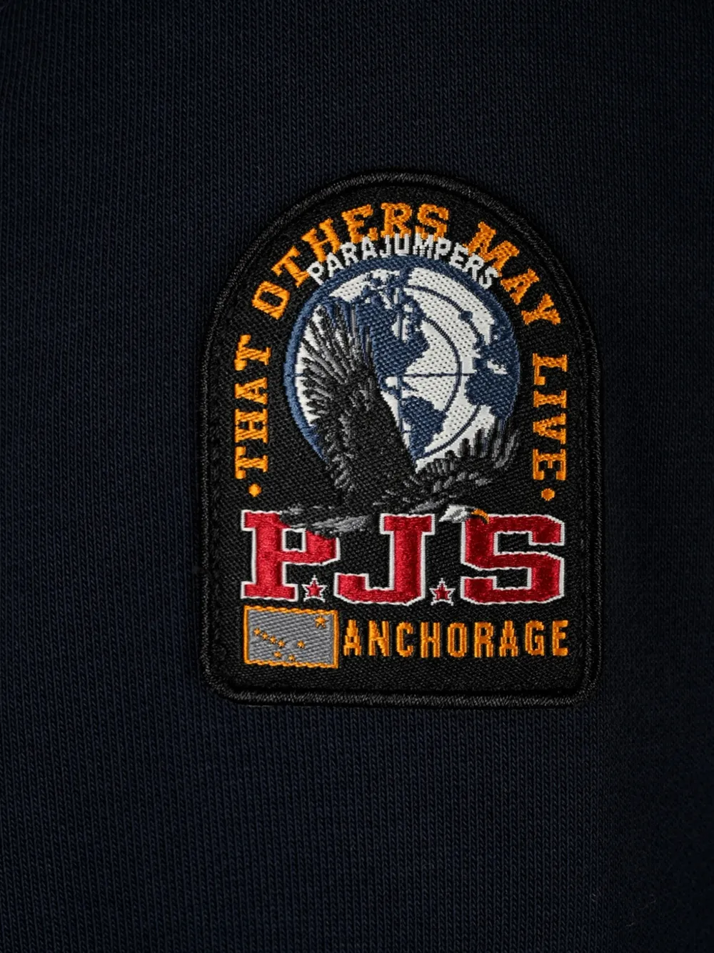 Parajumpers logo-print sweatshirt Blauw