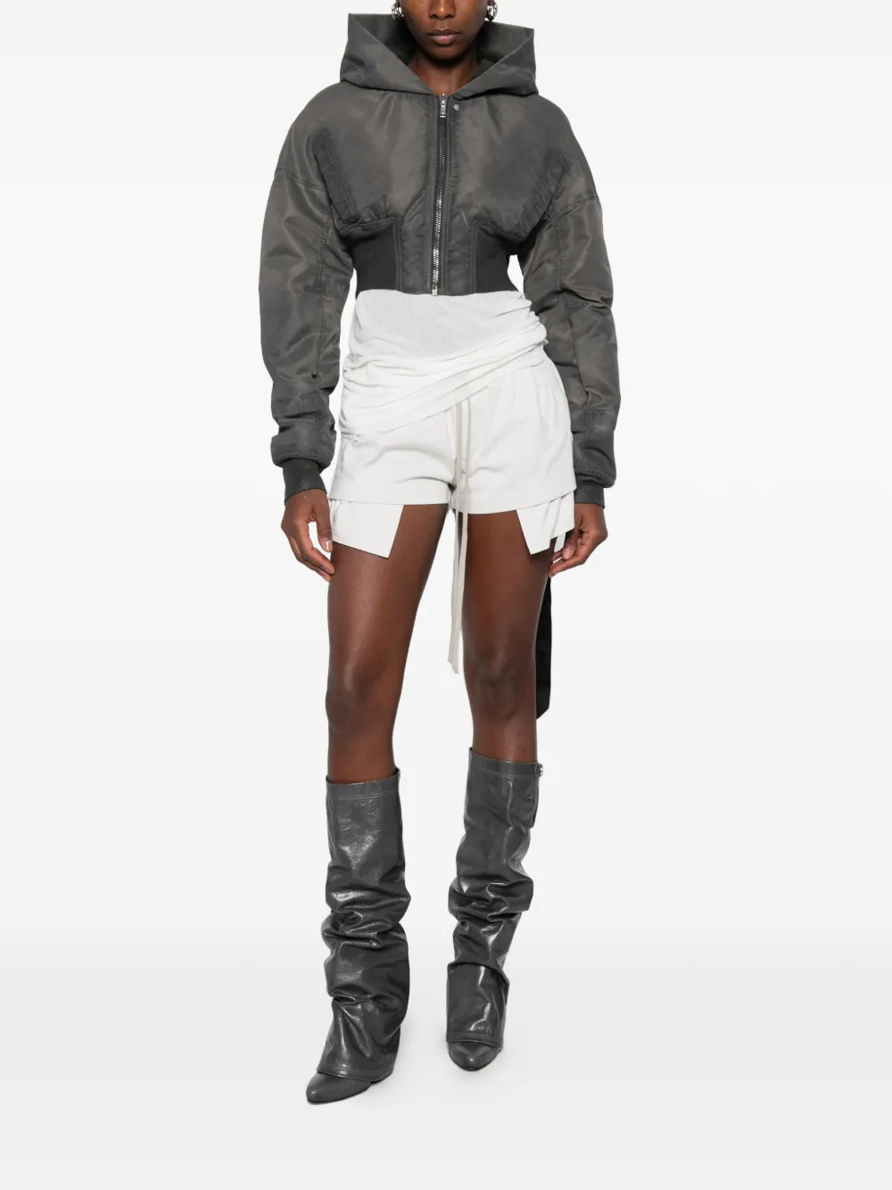 Rick Owens DRKSHDW drawstring shorts Wit