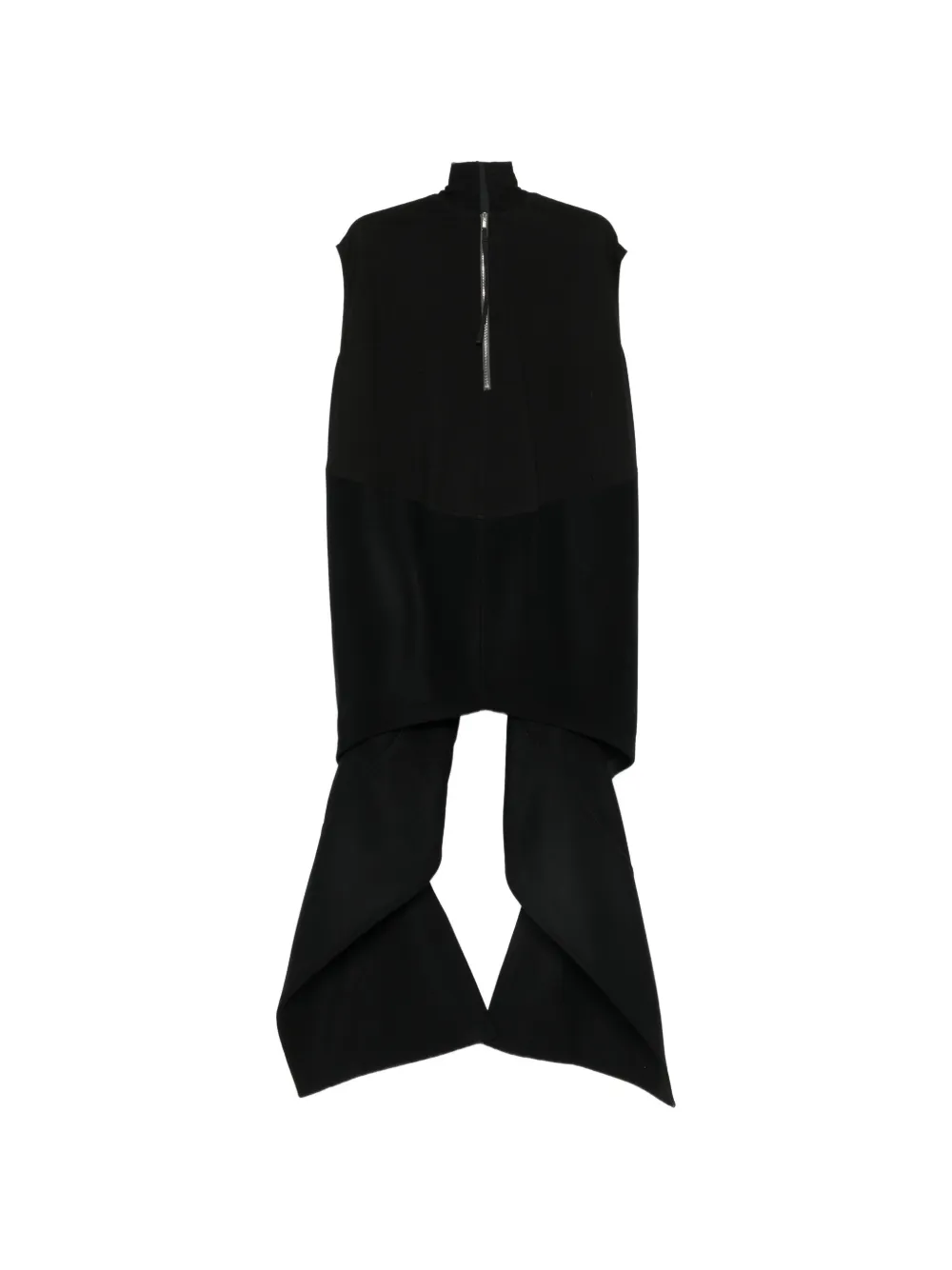 Rick Owens asymmetric panelled sweater