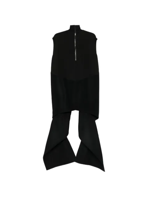 Rick Owens asymmetric panelled sweater