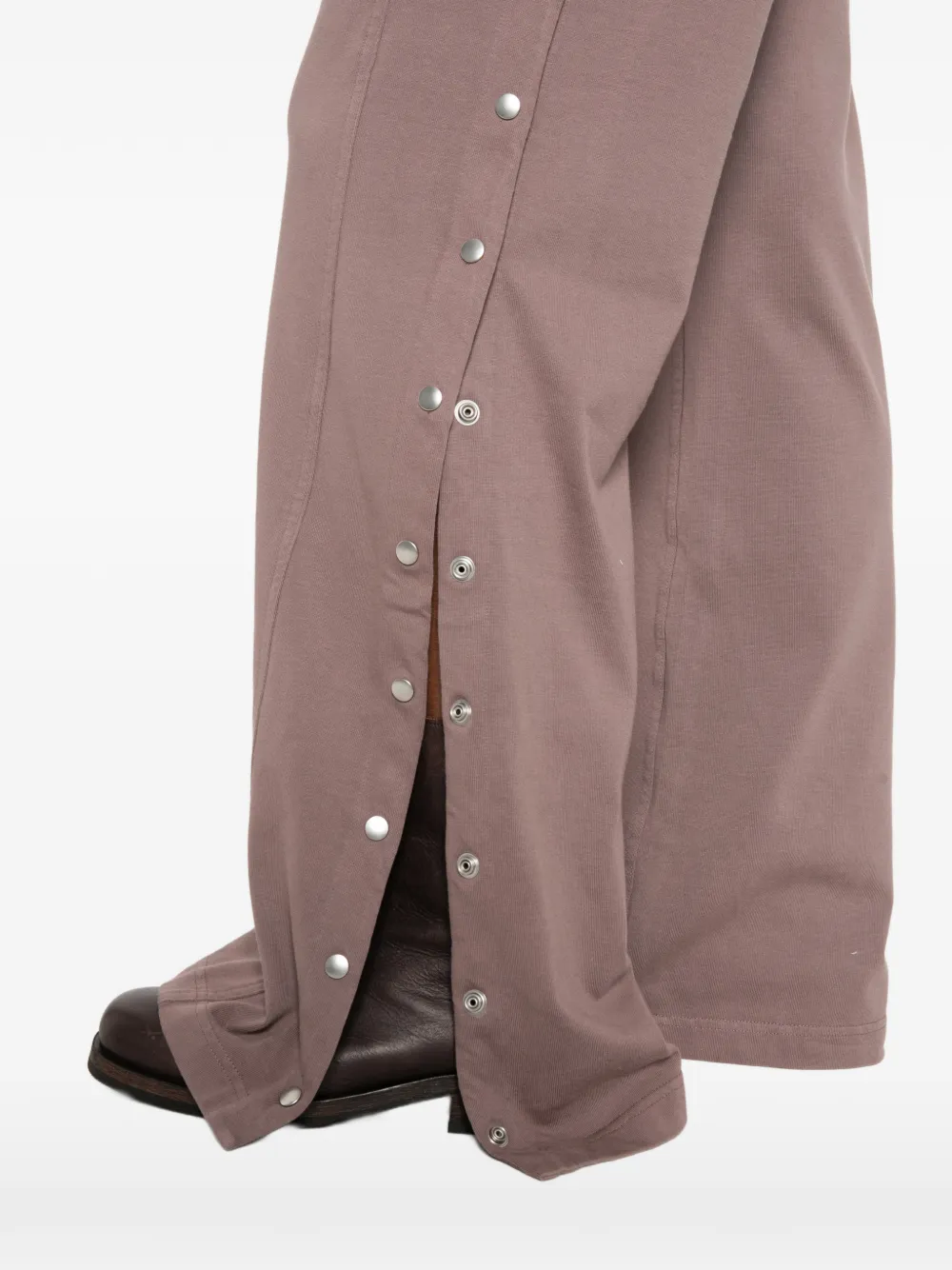 Rick Owens DRKSHDW Trainingsbroek met trekkoord en drukknoop Paars