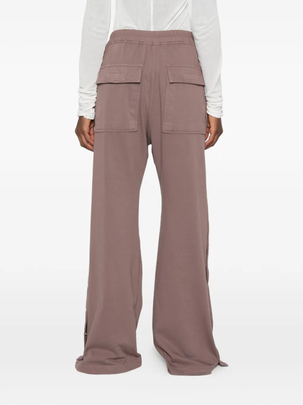 Rick Owens DRKSHDW Trainingsbroek met trekkoord en drukknoop Paars