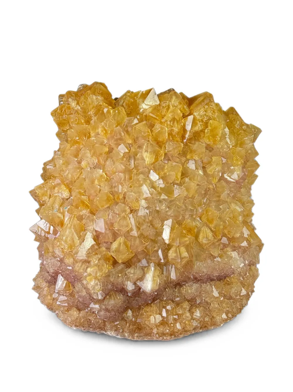 Mineral Series Vase aus Kristallen - Gelb