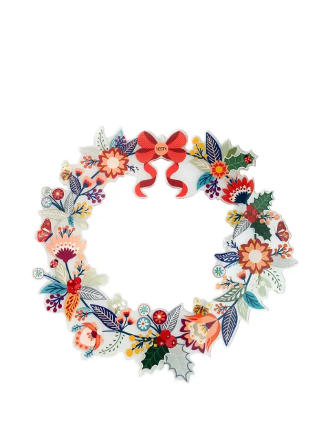 VESTA Noelia floral-print wreath
