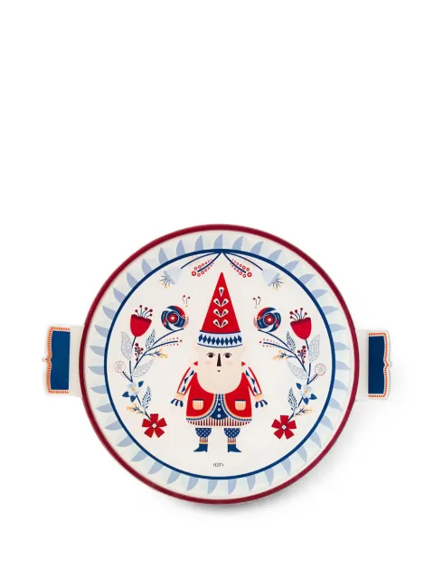 VESTA Gnome-print cake stand