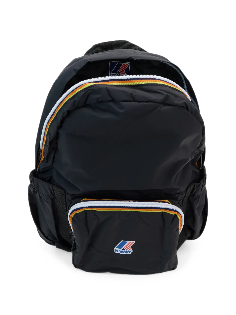 K Way Kids P. Le Vrai 4.0 Michelet logo-patch zip-around backpack Zwart