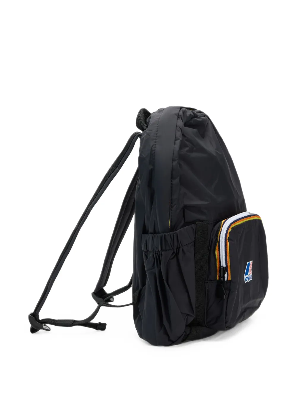 K Way Kids P. Le Vrai 4.0 Michelet logo-patch zip-around backpack Zwart