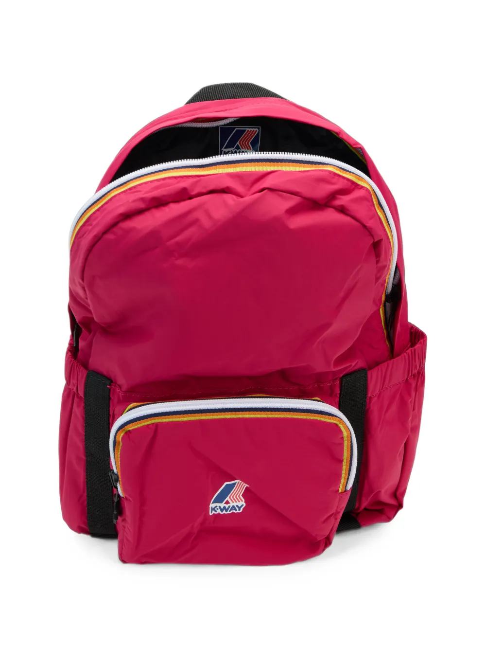 K Way Kids P. Le Vrai 4.0 Michelet logo-patch backpack Roze