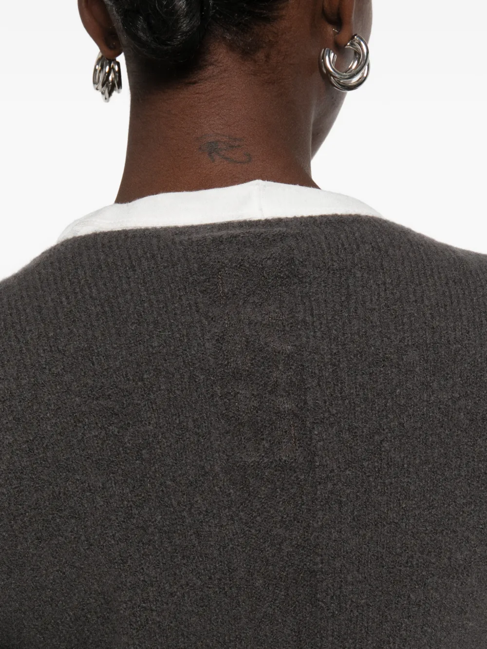 Rick Owens fine-knit sweater Grijs