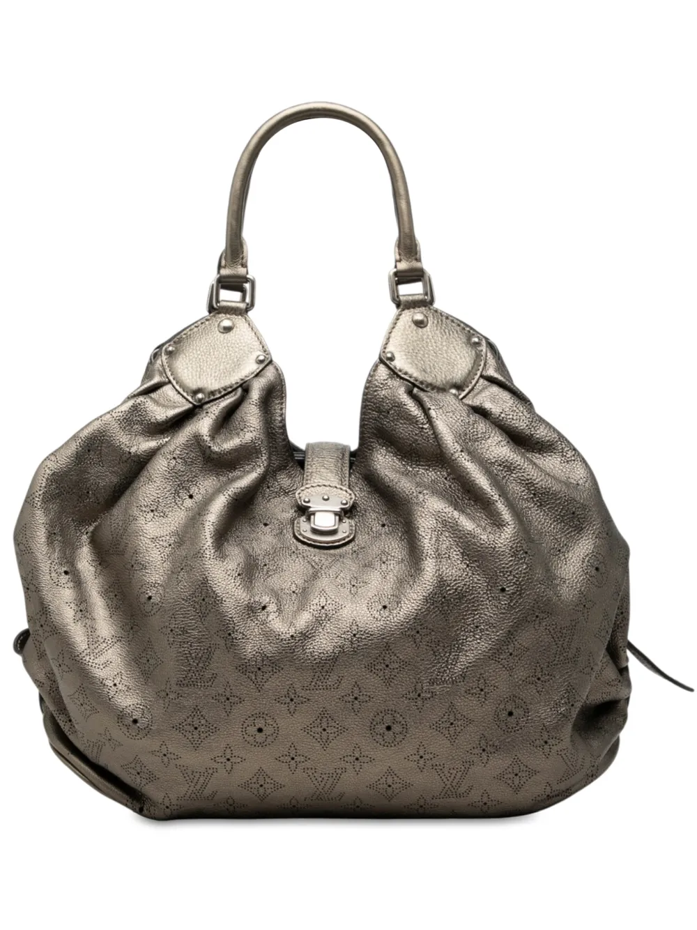 Louis Vuitton Pre-Owned 2008 Monogram Mahina XL hobo bag - Argento