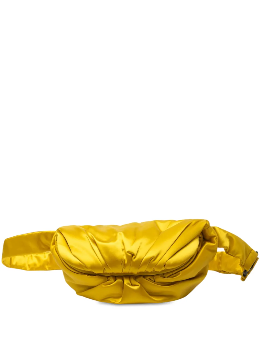 Bottega Veneta Pre-Owned 2012-2026 sac banane Satin The Body Pouch - Jaune
