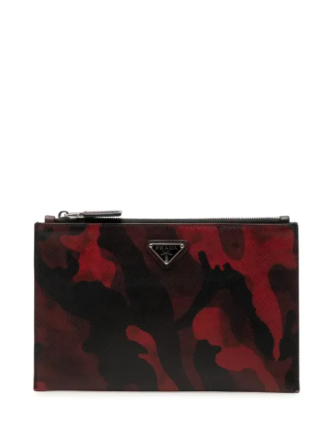 Prada Pre-Owned 2013-2026 Tessuto Camouflage clutch bag
