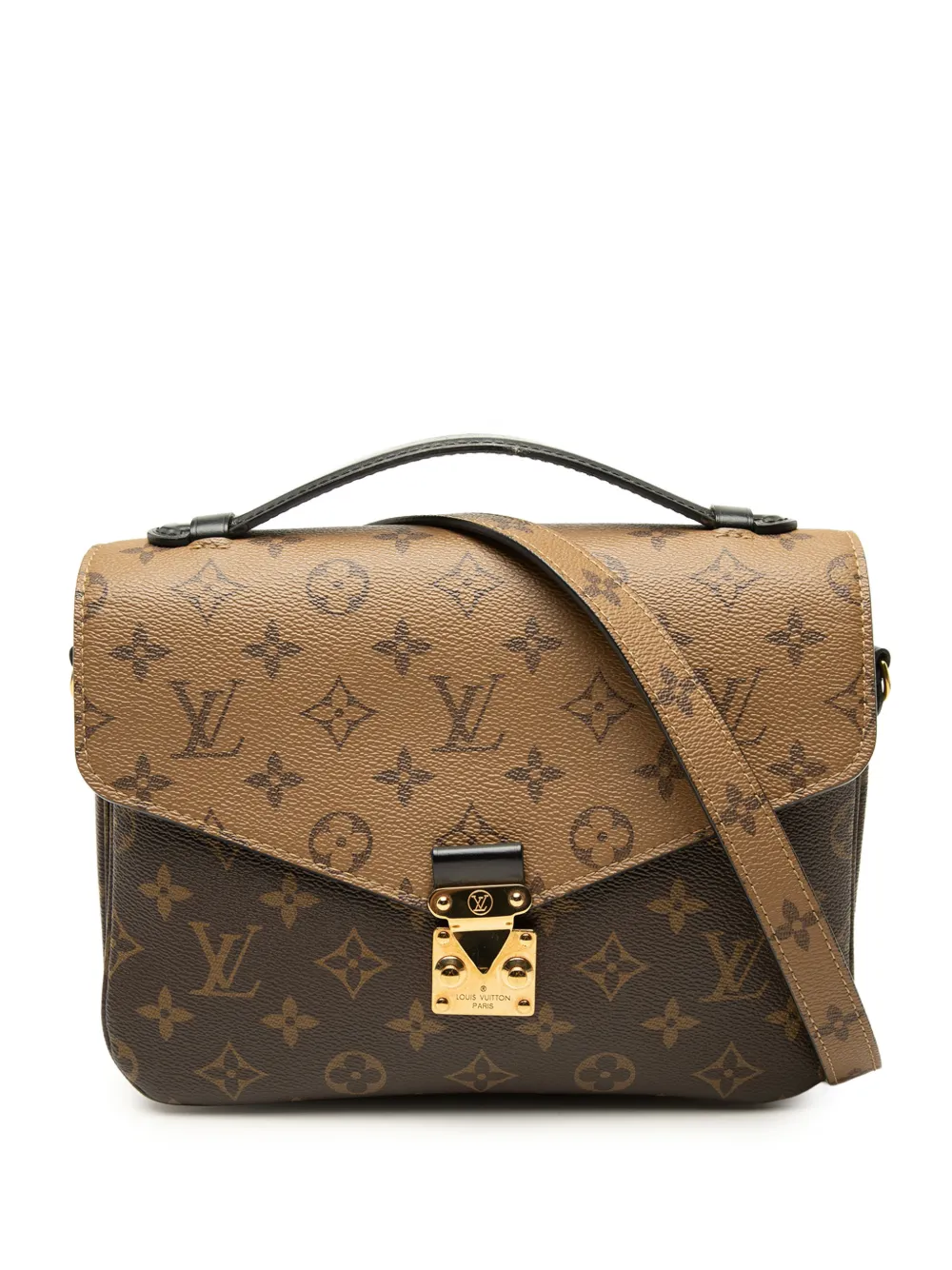 Louis Vuitton Pre-Owned 2020 Monogram Reverse Pochette Metis satchel - Marrone