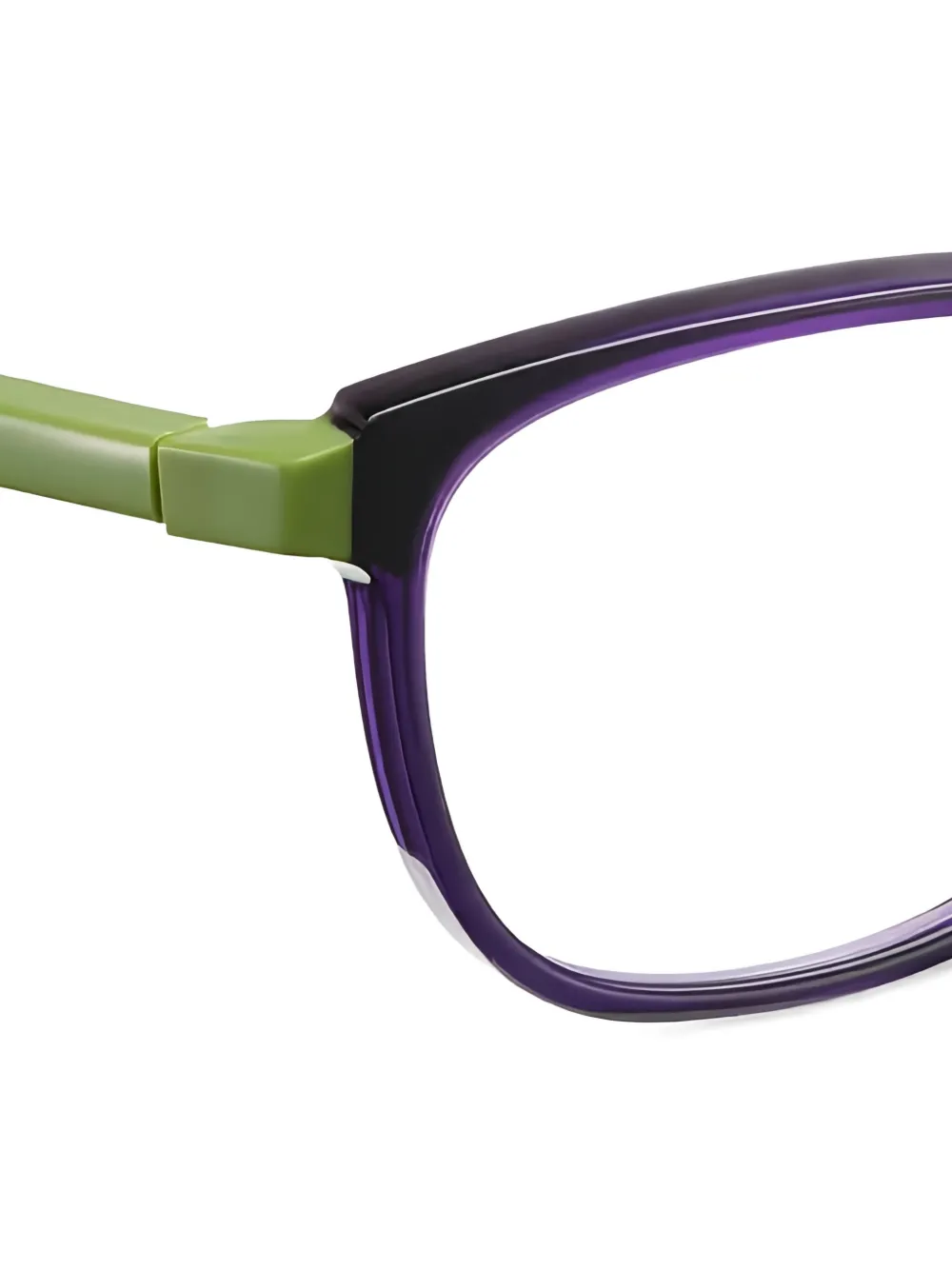 Etnia Barcelona Baviera bril met geometrisch montuur Paars