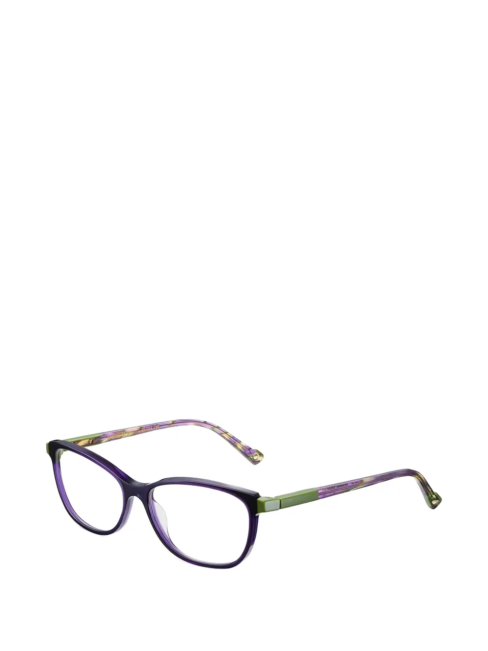 Etnia Barcelona Baviera bril met geometrisch montuur Paars