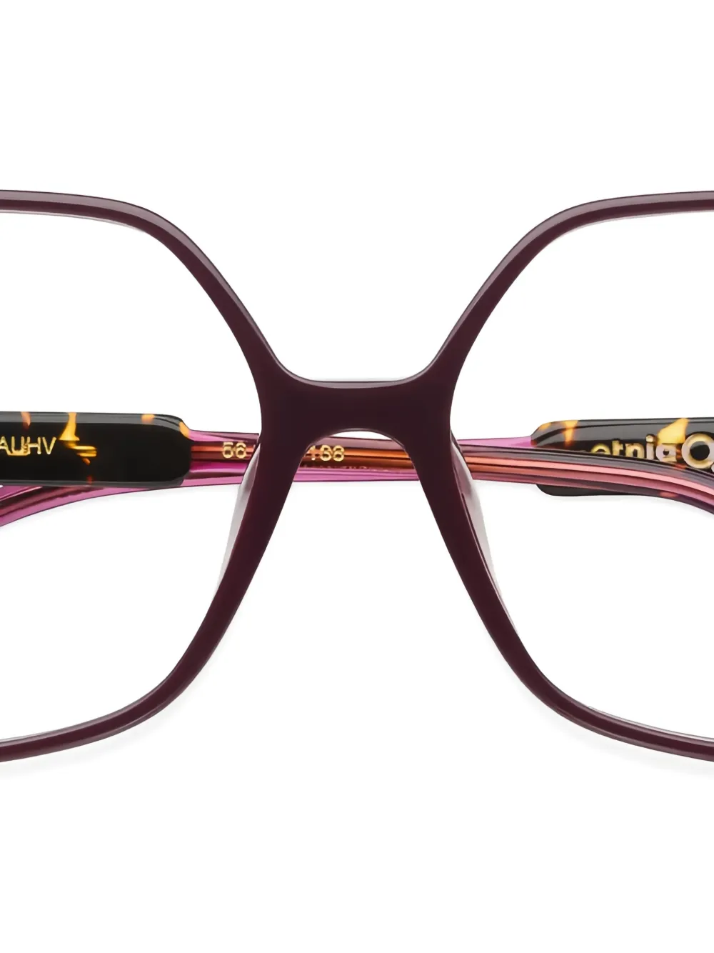 Etnia Barcelona Stele bril met geometrisch montuur Paars