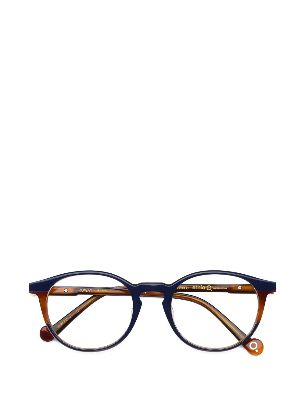 Etnia Barcelona Ruway bril met rond montuur Blauw