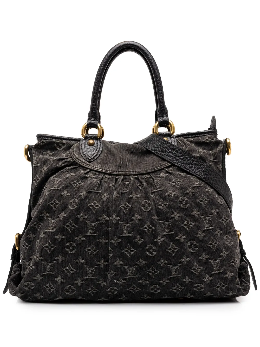 Louis Vuitton Pre-Owned 2000-2026 Monogram Denim Neo Cabby GM satchel - Black