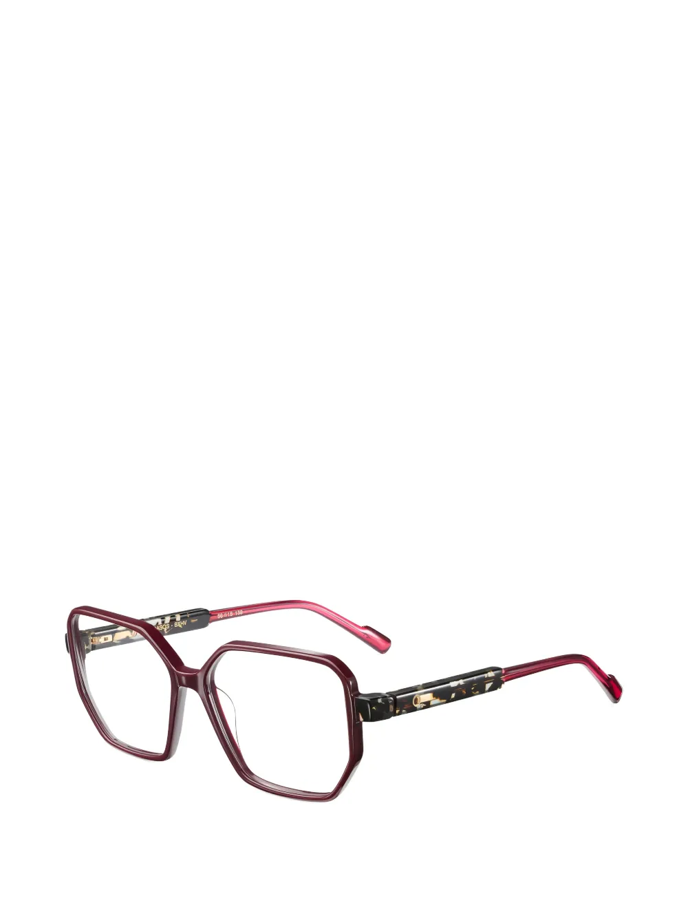 Etnia Barcelona Dasos bril met geometrisch montuur Rood