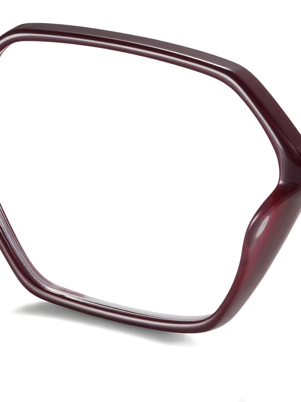Etnia Barcelona Dasos bril met geometrisch montuur Rood