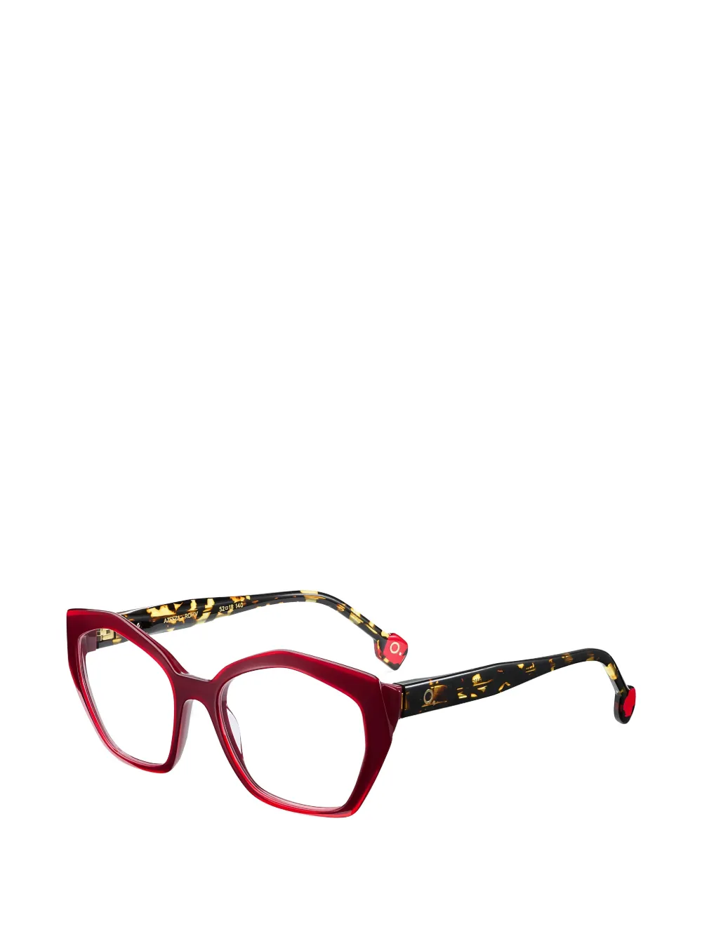 Etnia Barcelona Azeeza bril met geometrisch montuur Rood