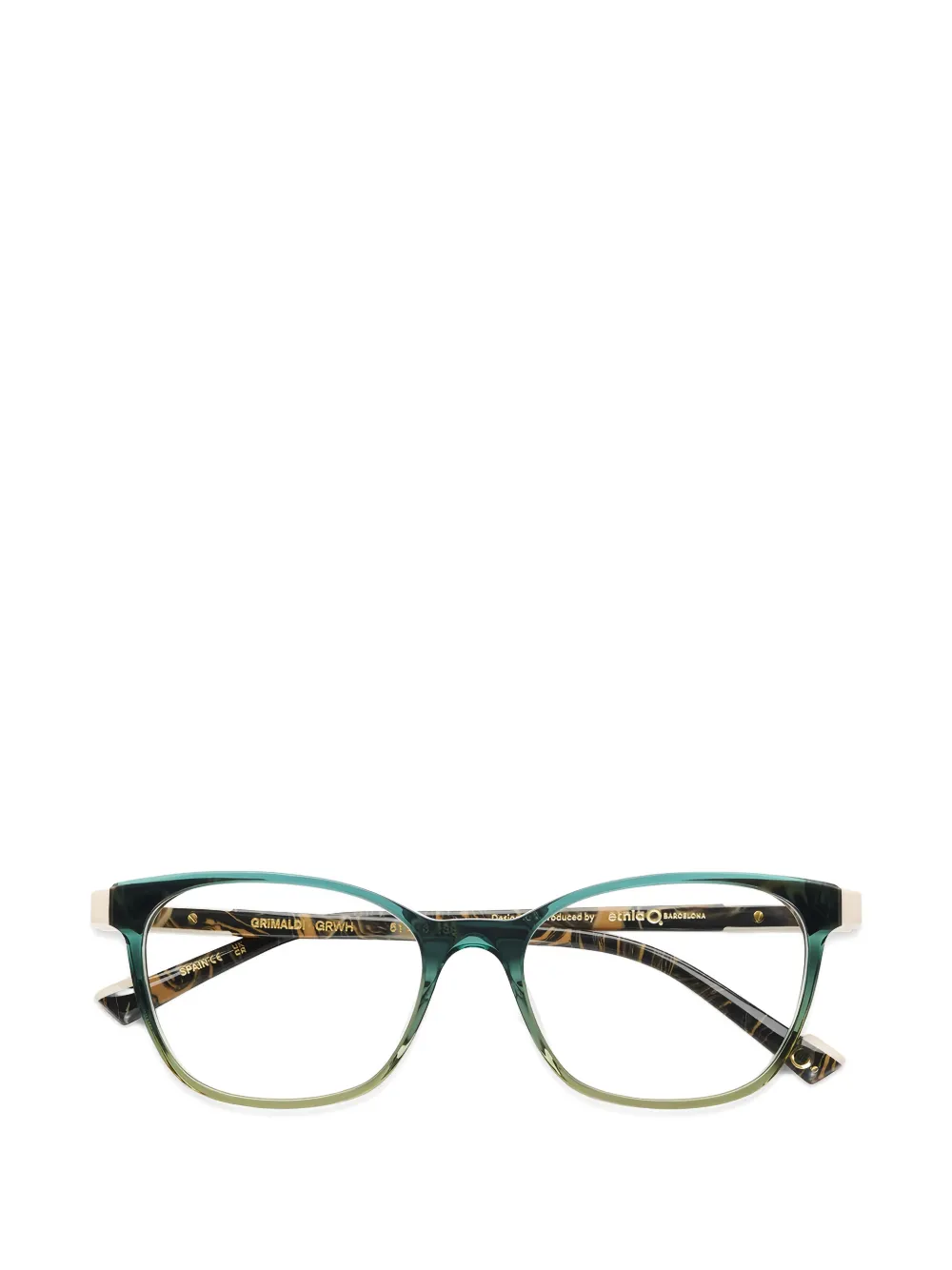 Etnia Barcelona Grimaldi bril met cat-eye montuur Groen