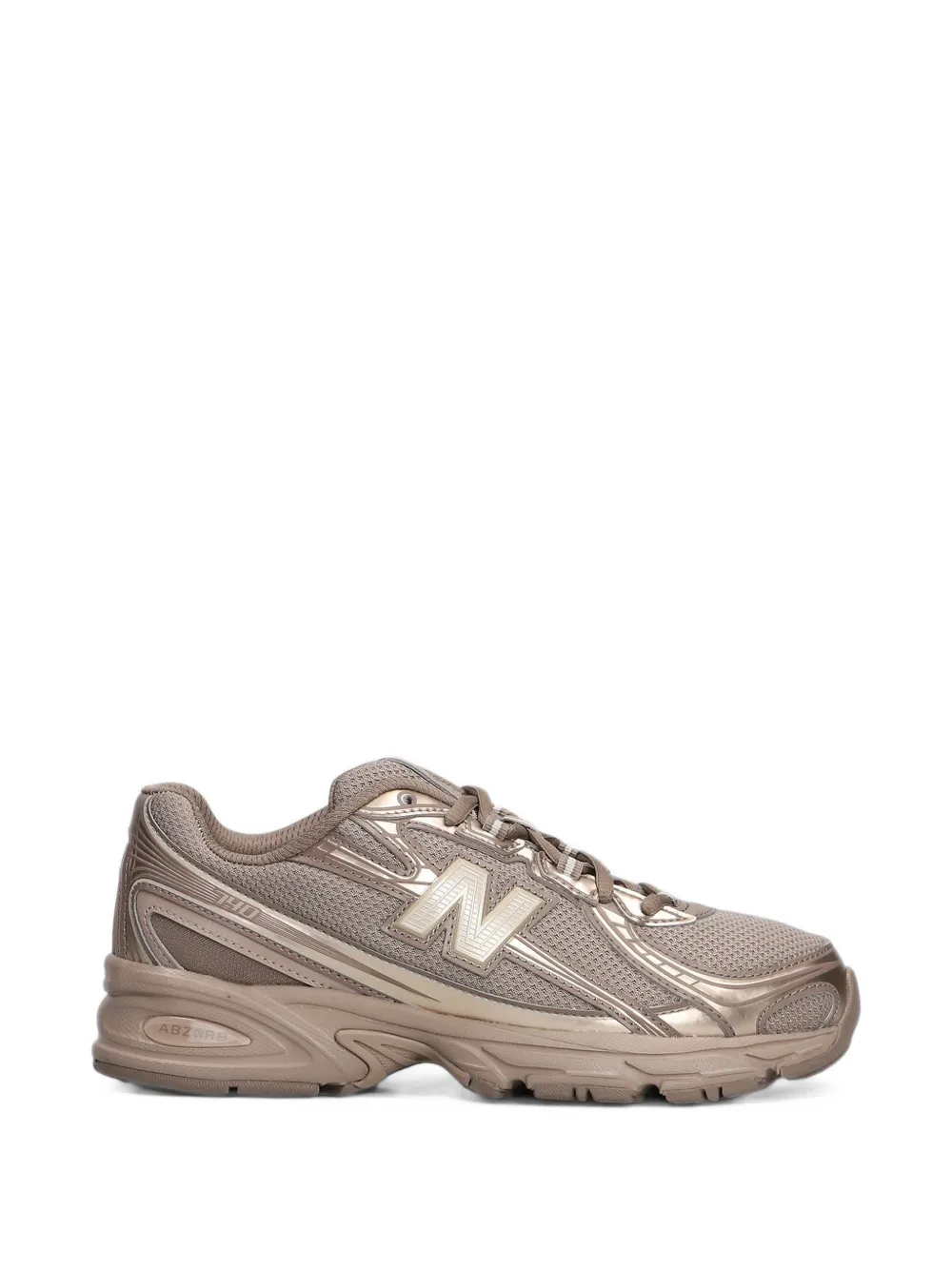 New Balance metallic-effect mesh sneakers - Rosa