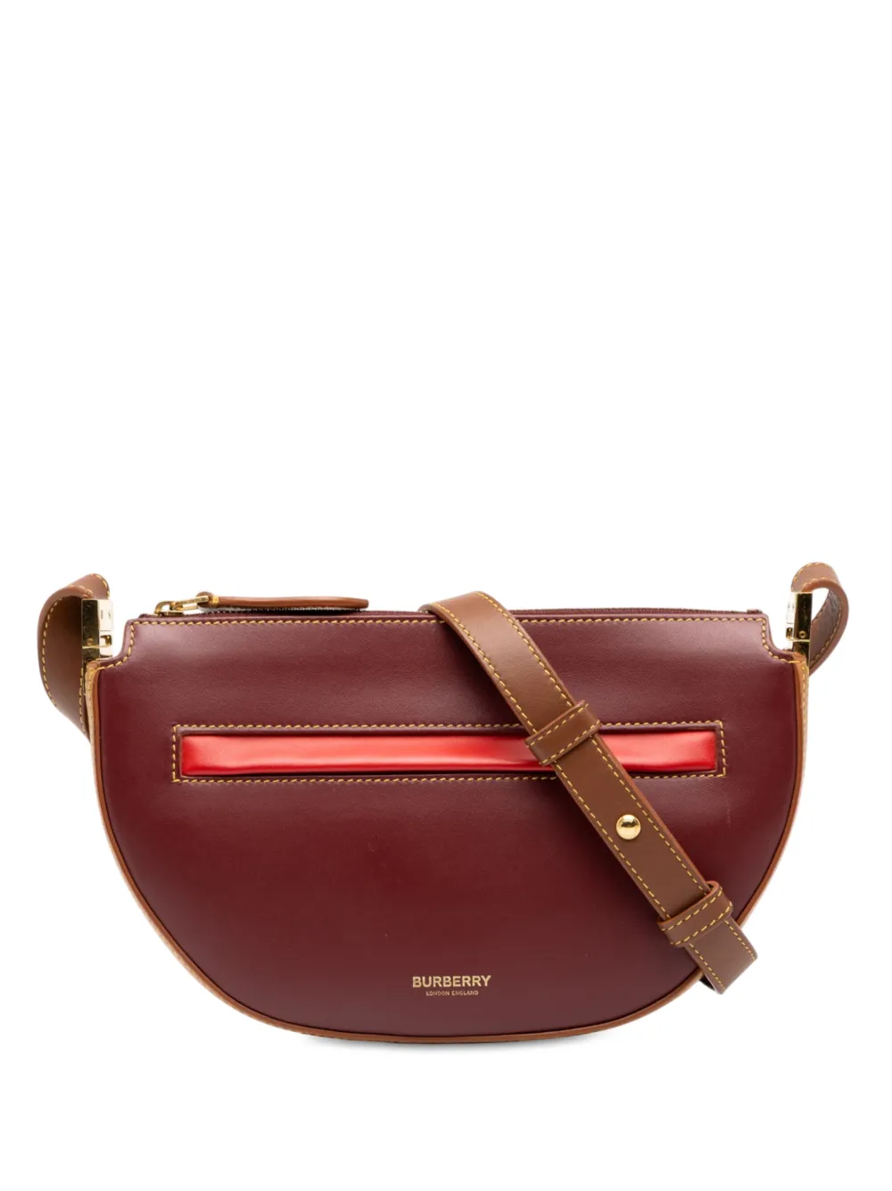 Burberry Pre-Owned 2000-2017 Mini Olympia Umhängetasche - Rot