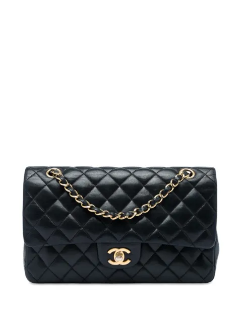 CHANEL Pre-Owned 2008-2009 Medium Classic Lambskin Double Flap shoulder bag