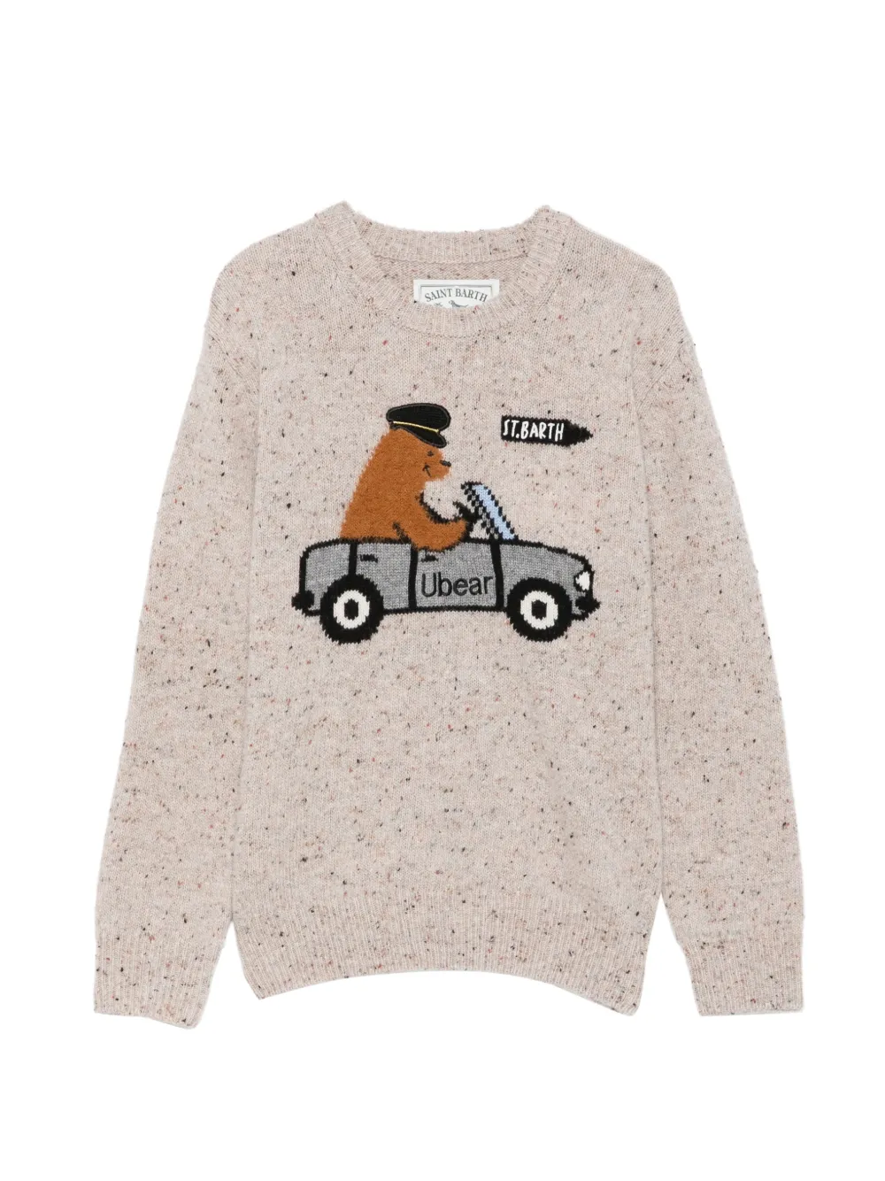MC2 Saint Barth Kids intarsia-knit sweater Bruin