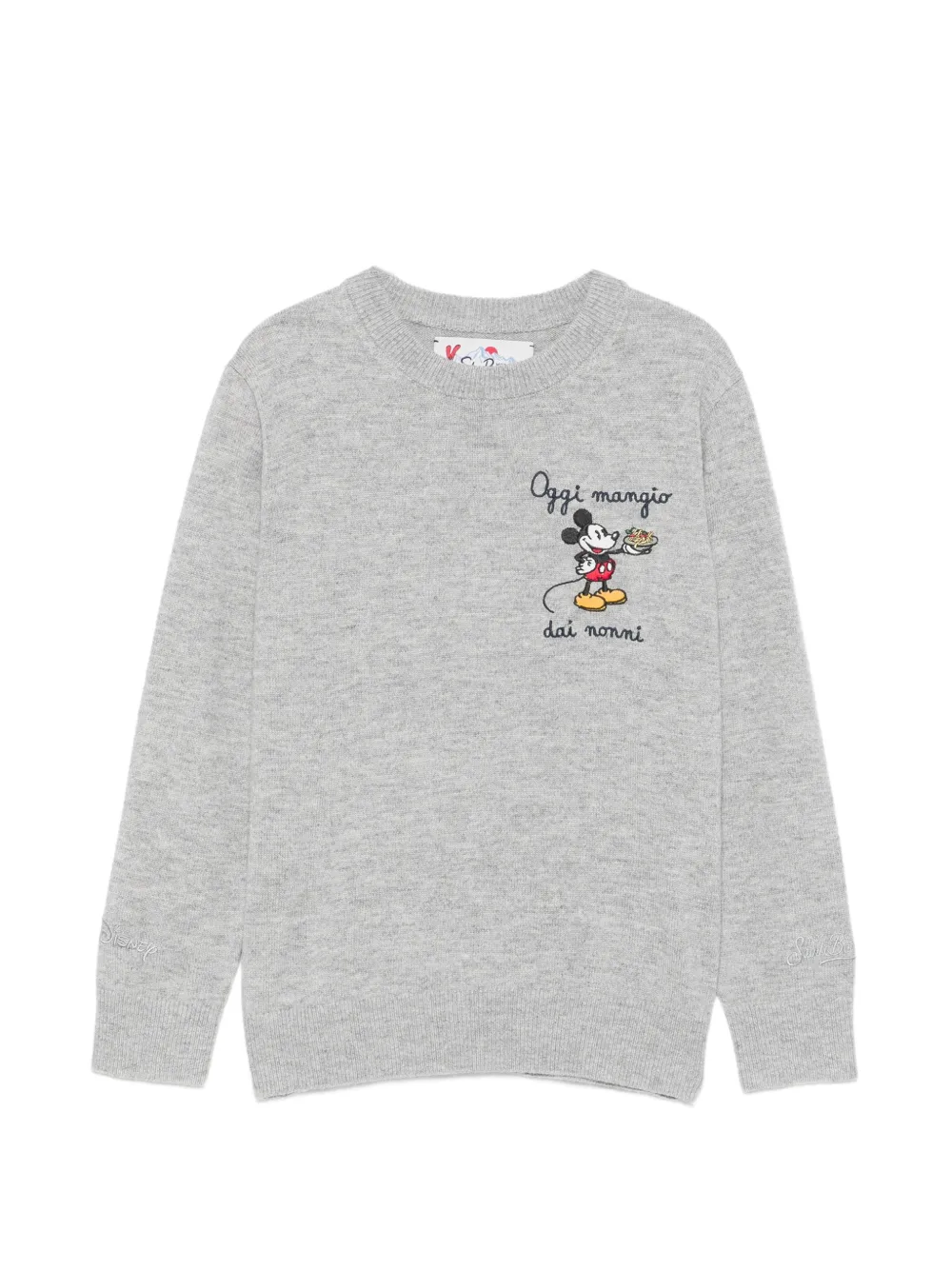 MC2 Saint Barth Kids Mickey Mouse sweater Grijs