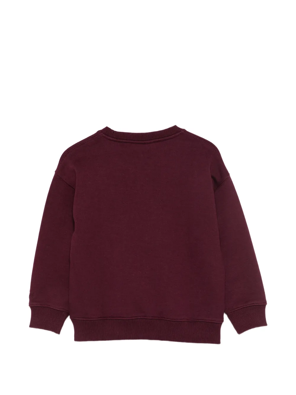 MC2 Saint Barth Kids Sweater verfraaid met strik en geborduurde tekst Rood