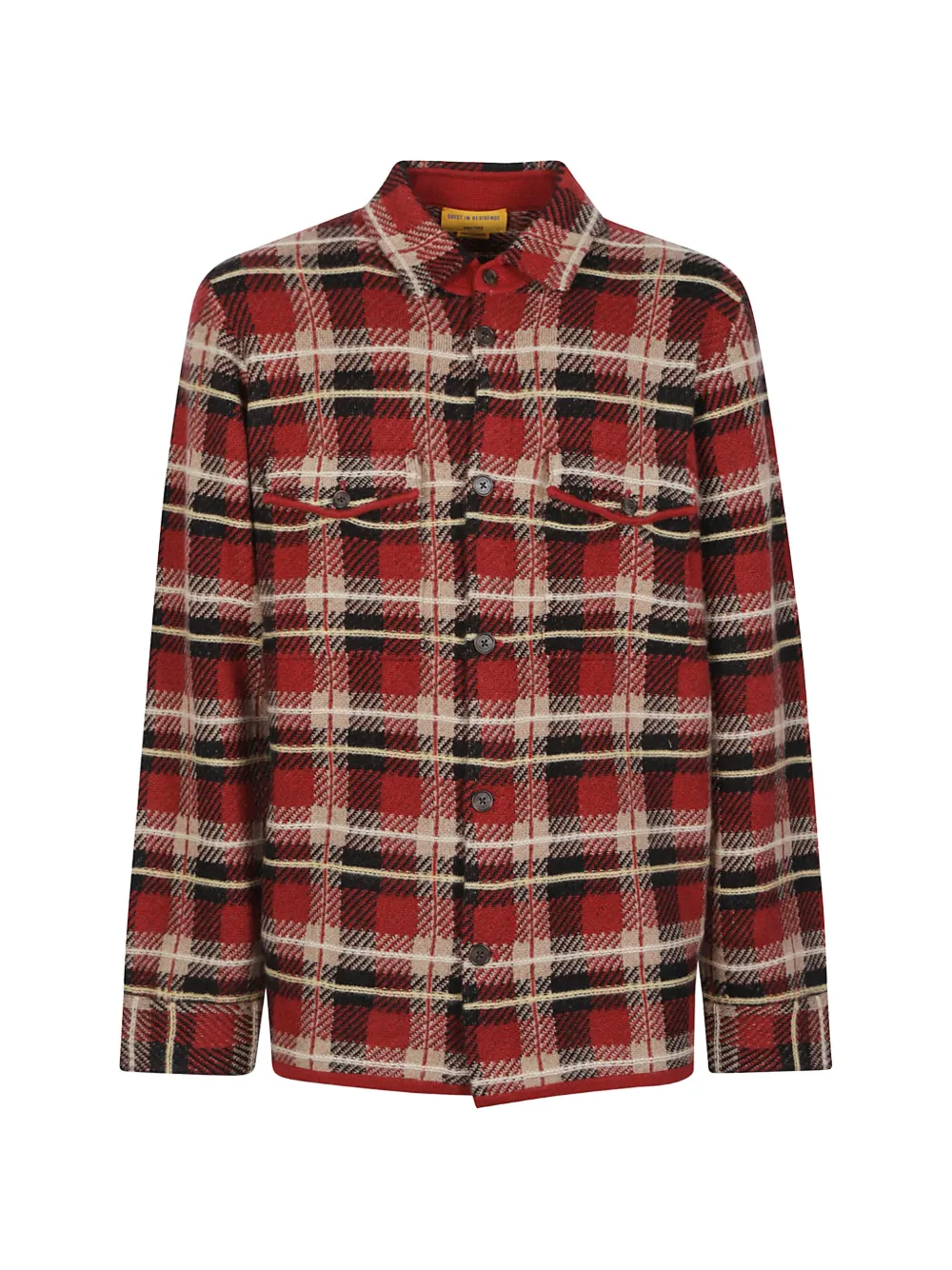 Guest In Residence plaid-check cashmere jacket