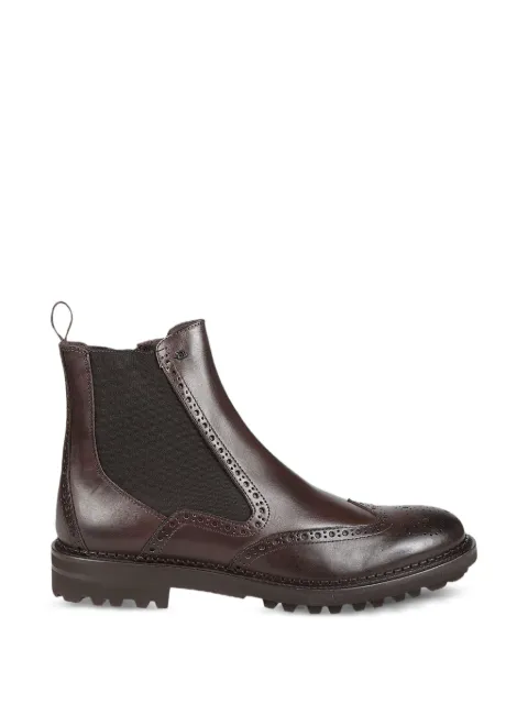 Baldinini brogue-detail leather boots