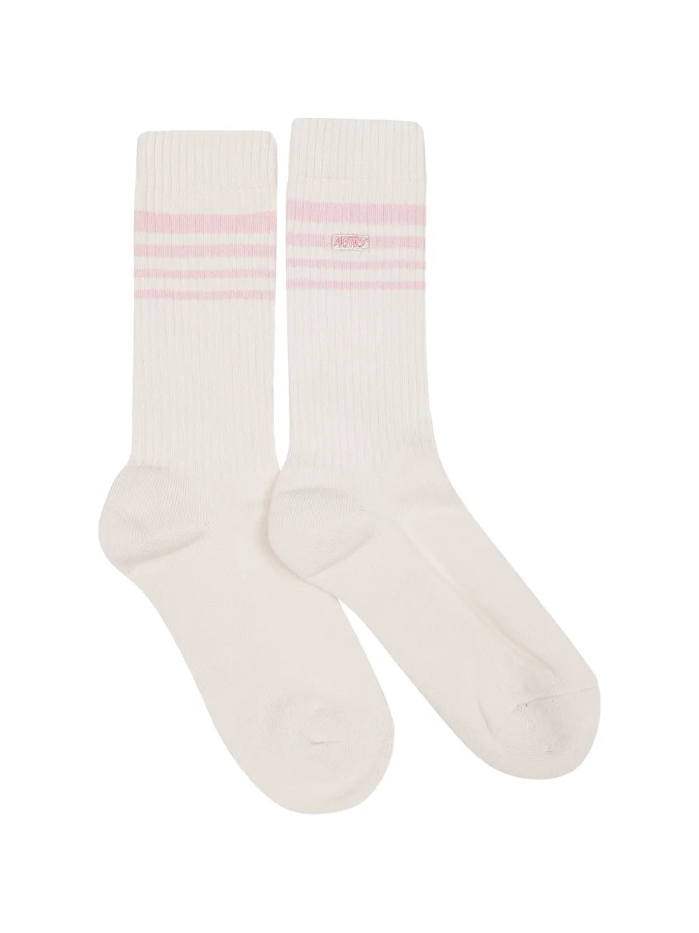 Autry striped ribbed-knit socks