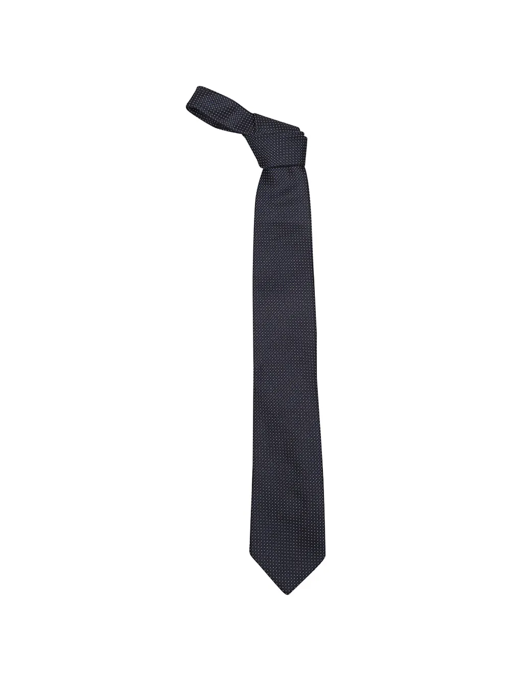 Zegna polka-dot silk tie