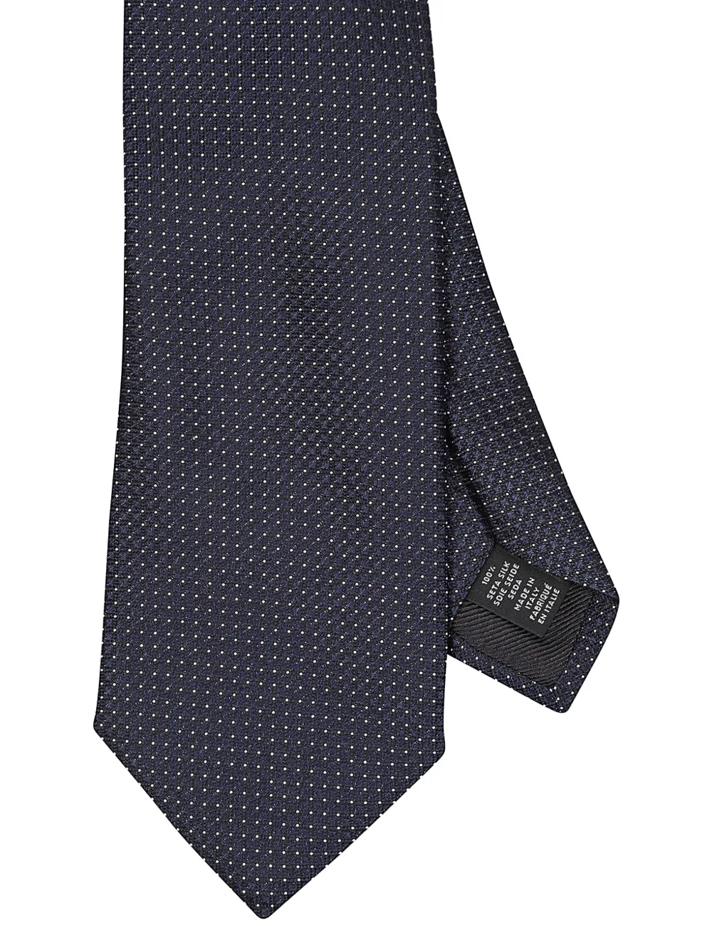 Zegna Stropdas met stippen Blauw